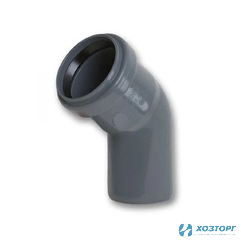 Отвод канализационный  50х45° (1/250)