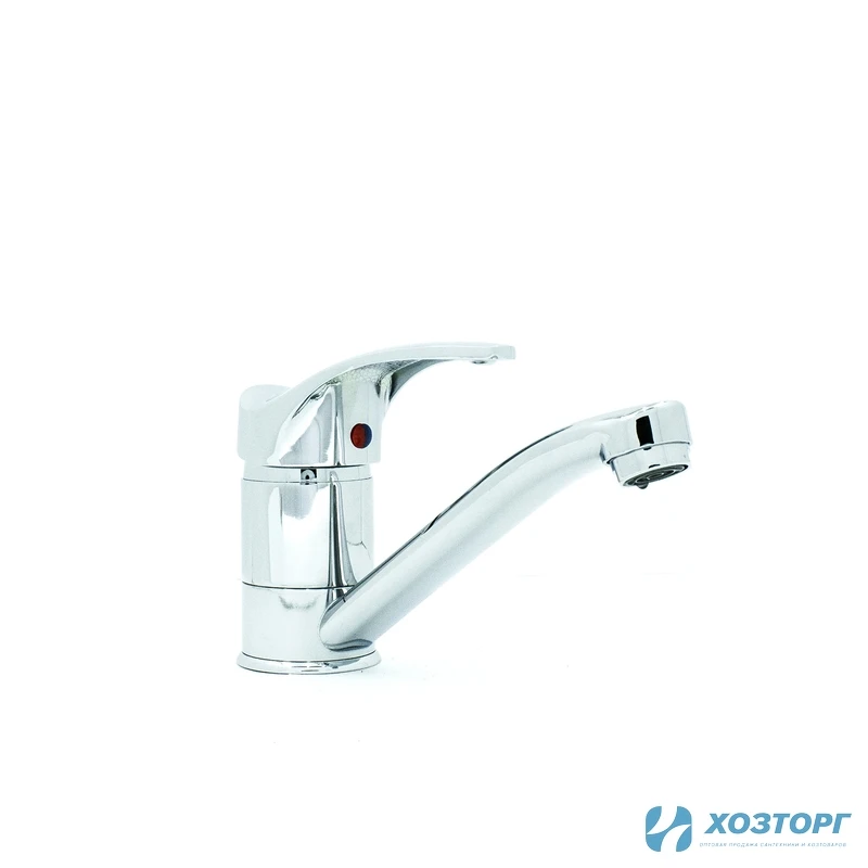 Смеситель д/к DORON D4514 шаровый, хром, излив 150мм, п/ш, без подводки (2/20)