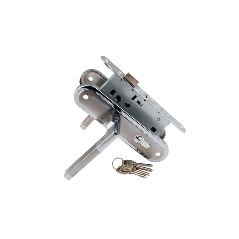 Замок врезной S-Locked 155-50 мод.224 SN/CP Матовый хром 120975 (1/20)