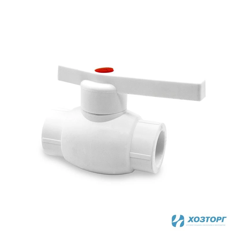 Кран шаровый 1v  32 Damento белый (5/60)