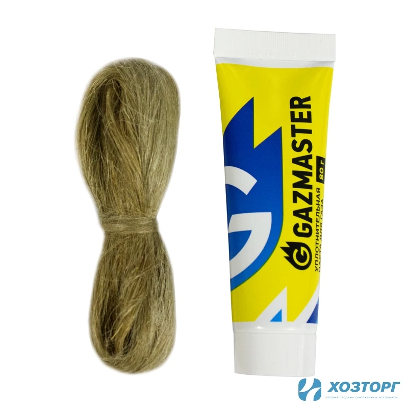 Набор паста 80г туба +20г лён GAZMASTER 61164 (1/25)