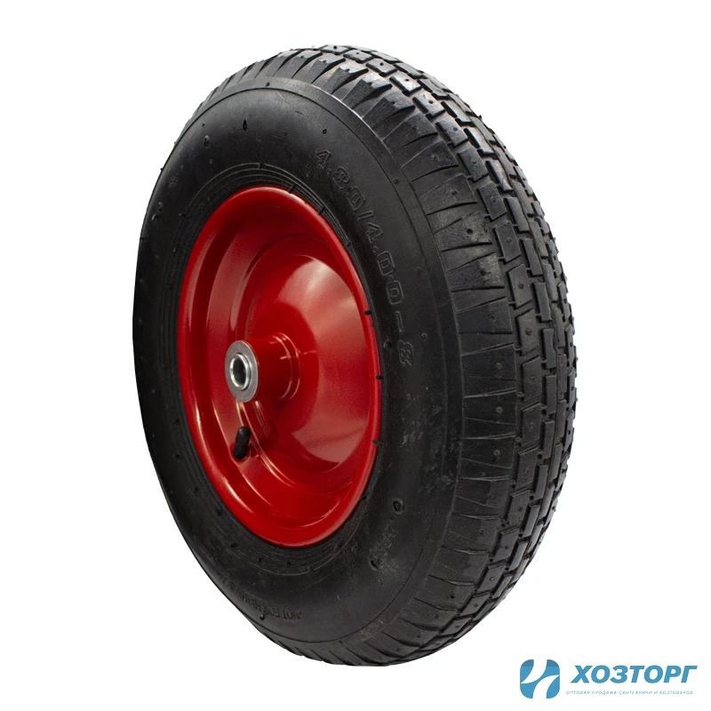 Колесо к тачке пневматическое  4.00-8, 16мм СИЛАЧ (5/90)