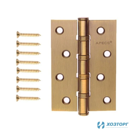 Петля Apecs 100*70-B4-Steel-AN Антик (цена за одну штуку) 00023347 (2/100)