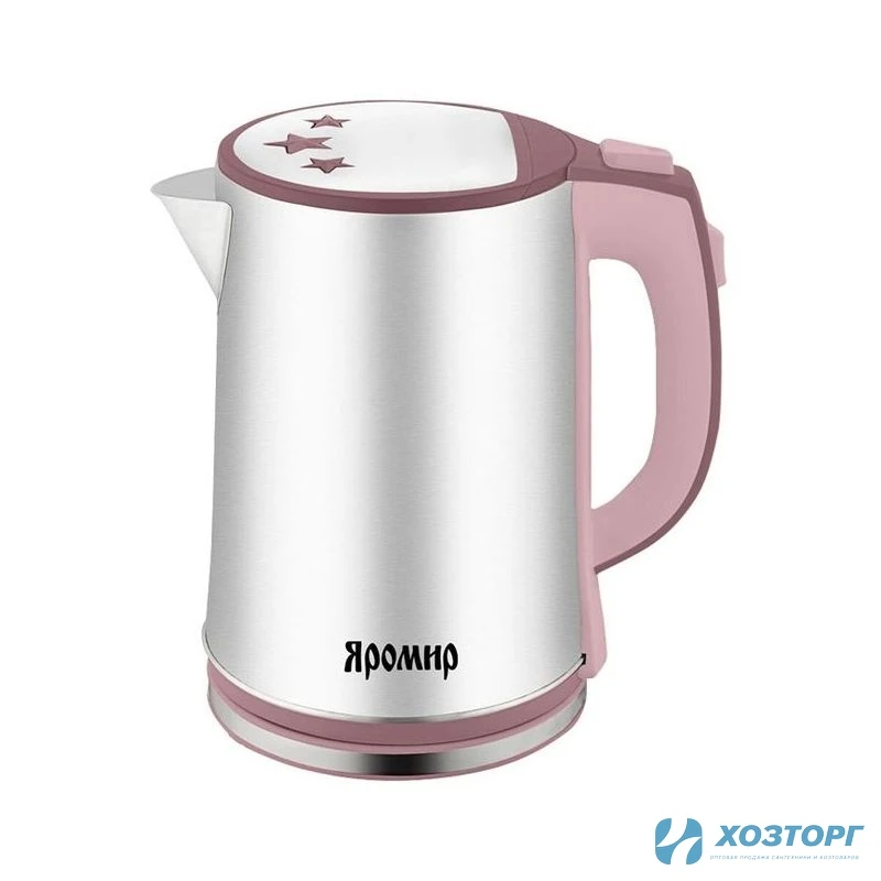 Электрочайник 2,5л, 2000Вт, нерж.сталь/ЯРОМИР ЯР-1040 (1/12)
