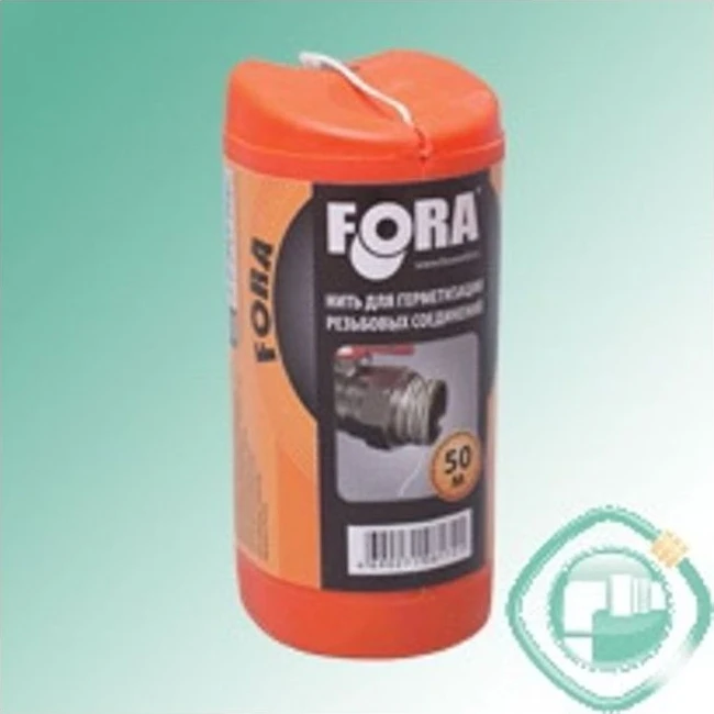 Нить для герметизации резьбы  50м, FORA 006140212 (1/60)