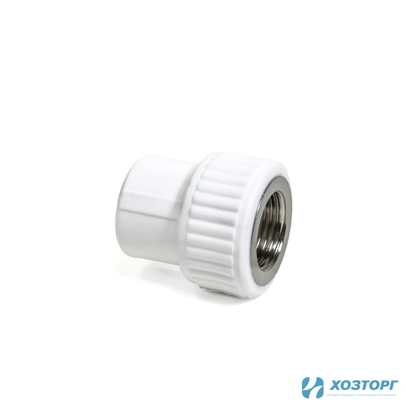 Муфта комбинированная вн.рез. 20х1/2" WALTON белый (10/200)
