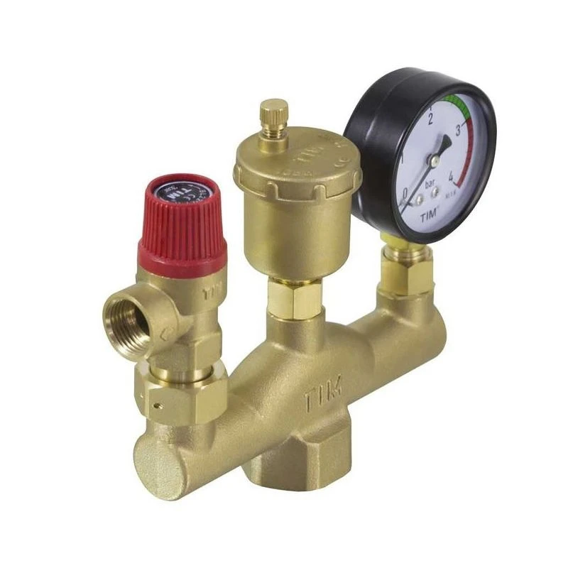 Группа безопасности для котла 1" 3 бар TIMJH-1025-3bar КЛАССИК (1/16)