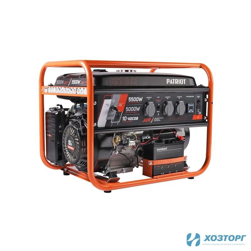 Генератор бензиновый PATRIOT MaxPower GRS 6500E,5,5кВт,бак25л,82кг,элекстарт,4Т/АИ-92/440г/кВт*ч (1/1)
