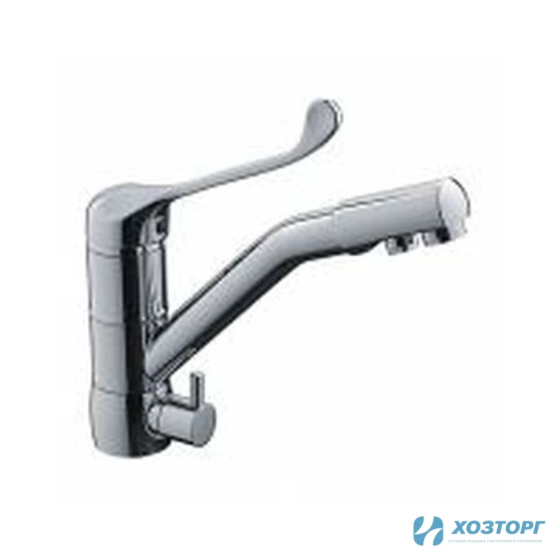 Смеситель кухня LEDEME 4279-3  D40 ,п/шп ,латунь , с выходом для питьевой воды (1/10)
