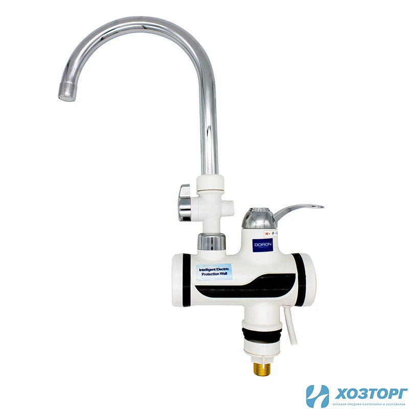 Кран-водон. проточн типа DORON HF-006 (3000Вт, 220В/50Гц, темп. нагрев. до60С, жид.индик.темп.) (1/12)