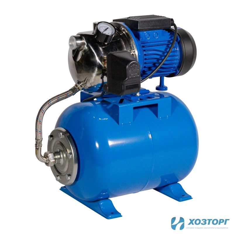 Станция автоматического водоснабжения  ВАРЯГ НПН 950 - 24 (950Вт, нерж, напор 45м, производ 45 л/мин, подкл1") (1/12)