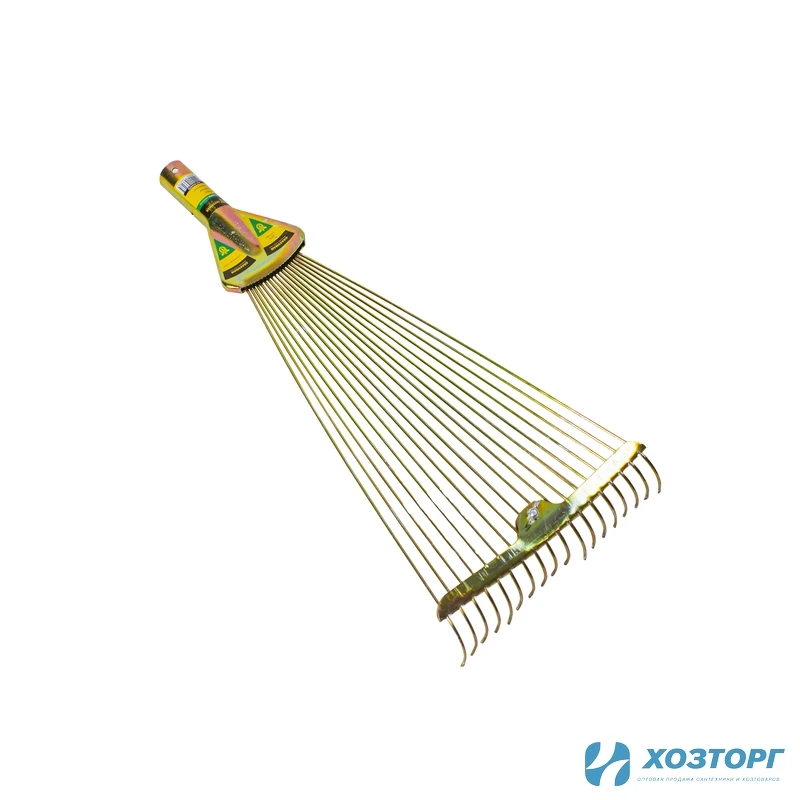 Грабли веерные GRASSMAN 18зубые раздвижные, углеродная  сталь 50x49см (1/25/250)