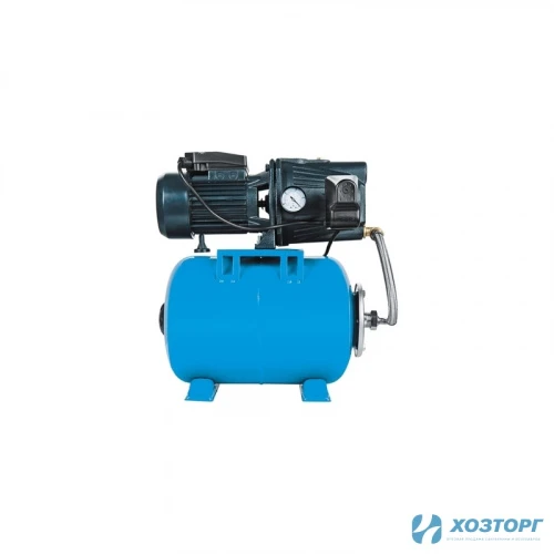 Станция автом.водоснабжения UNIPUMP Auto JET 100 S (0,75кВт,выс.подъема 38м,гл.всас. 9м) 74715 (1/1)