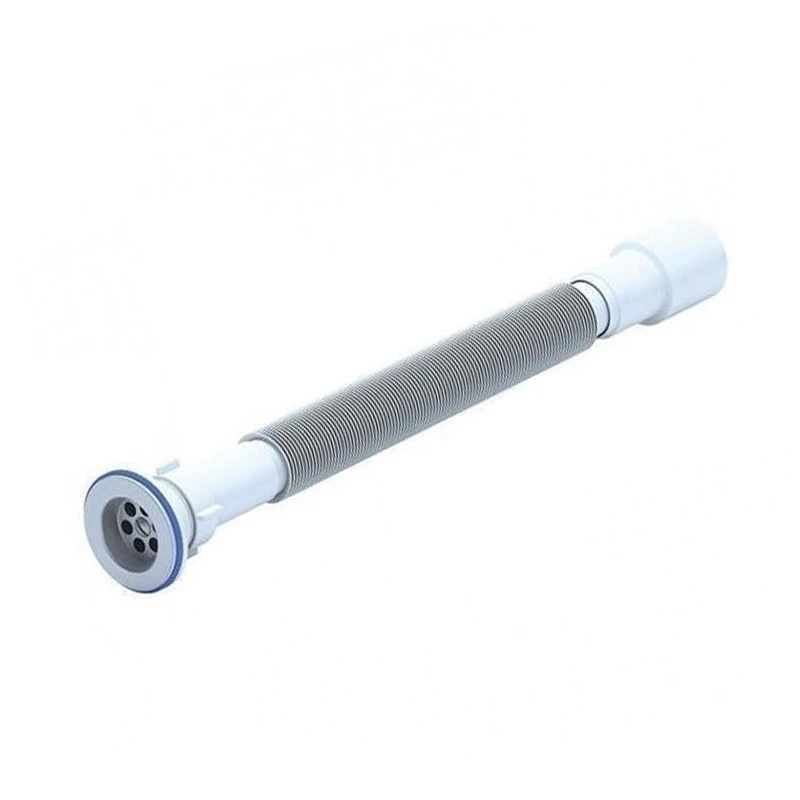 Сифон гофрированный 1 1/4" чашка Ø65мм, выпуск Ø40/50мм удлинённый АНИ G216 (1/50)
