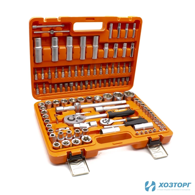 Набор автомобильного инструмента 108 предметов GRAMEX WS-108 (1/4)