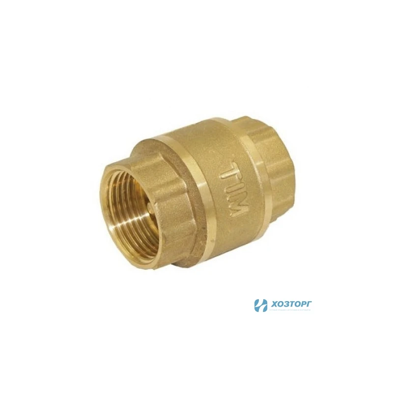 Обратный клапан латунь 3/4" с металлическим штоком TIM JH-1011std (12/80)