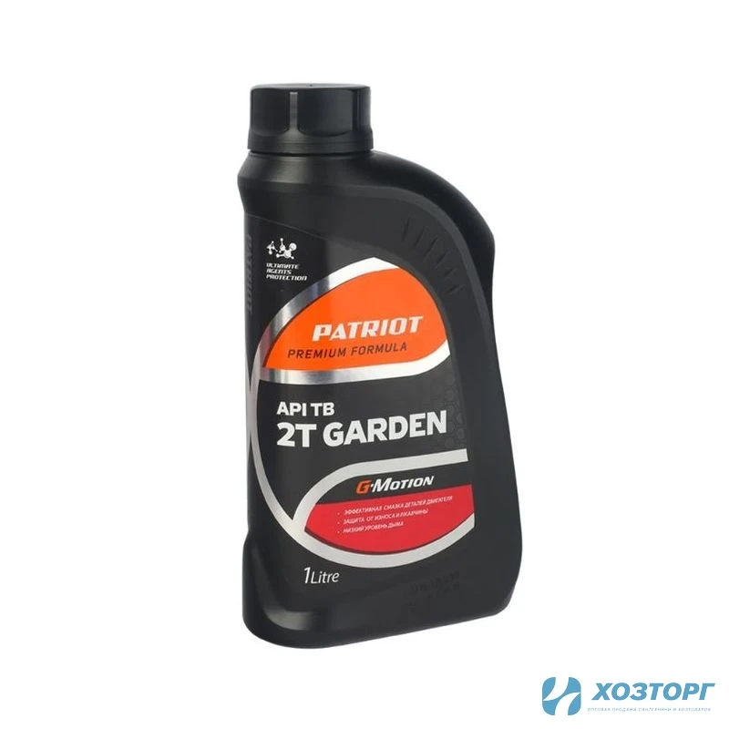 Масло двухтактное минеральное PATRIOT G-Motion 2Т GARDEN 1л (1/12)