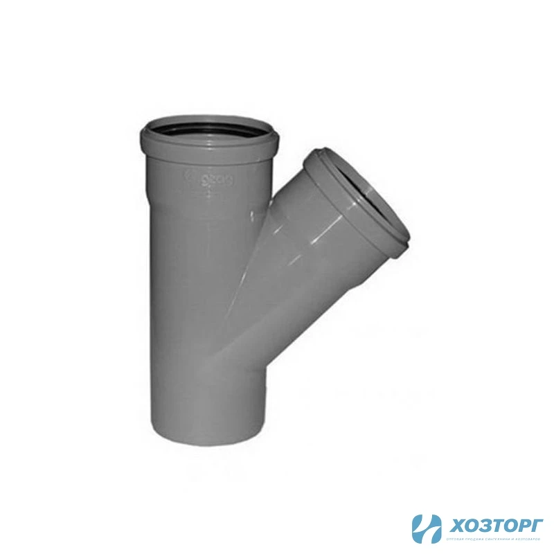 Тройник канализационный 110х110х45° (1/20)