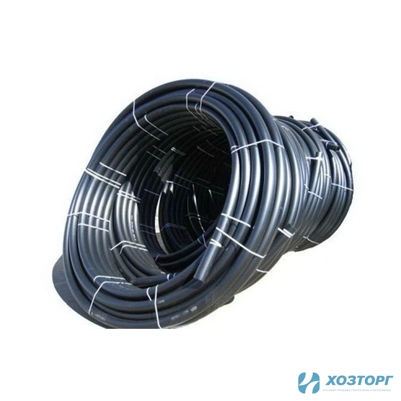 Труба полиэтиленовая ПЭ100 SDR 17 d 63х3,8 (пнд), два слоя,  100м/уп (100/100)