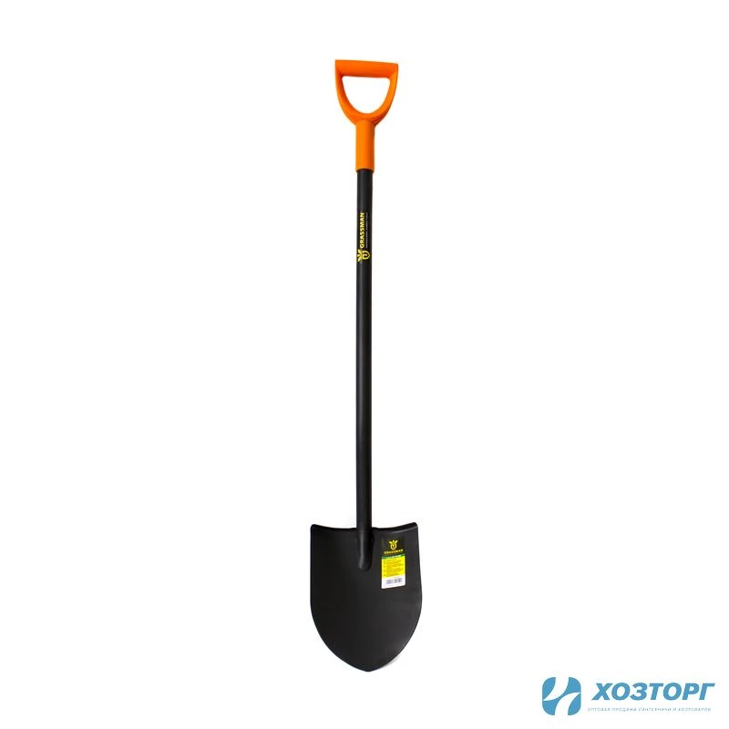 Лопата штыковая универсальная цельнометаллическая GRASSMAN G-115186 (1/12/240)