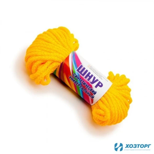 Шнур ПП плетеный с/с цветной эконом 3мм (20м) (1/80)