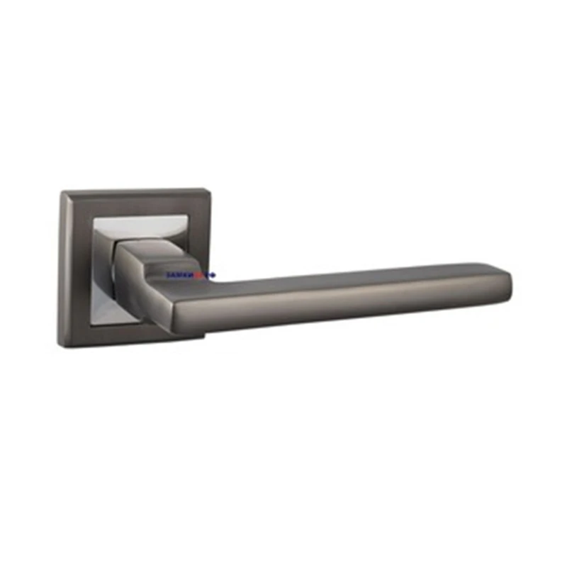Ручки дверные S-Locked A-120-р MBN/CP графит 122756 (1/30)