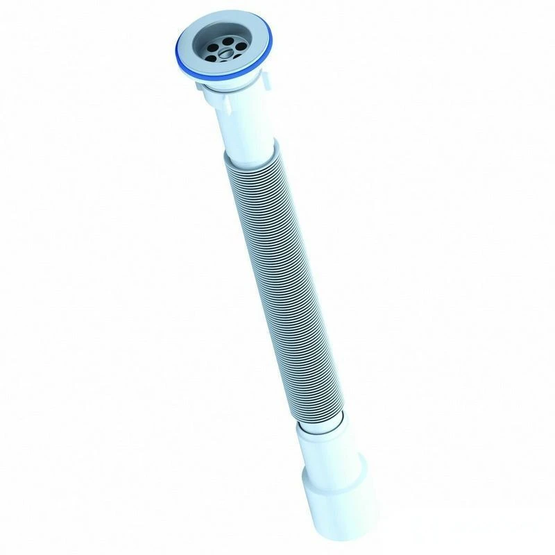Сифон гофрированный 1 1/2" чашка Ø70мм, выпуск Ø40/50мм "Элит" 30980631 (1/45)