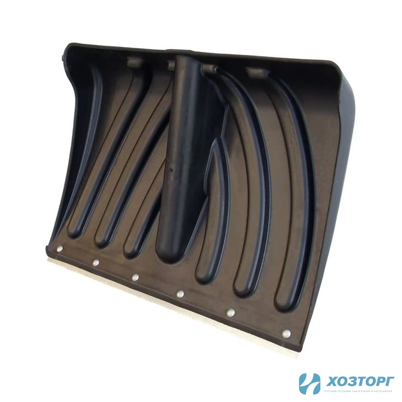 Лопата снеговая ЦИКЛ Стандарт Крепыш с оцинк. планкой) 450х335 (10/10)