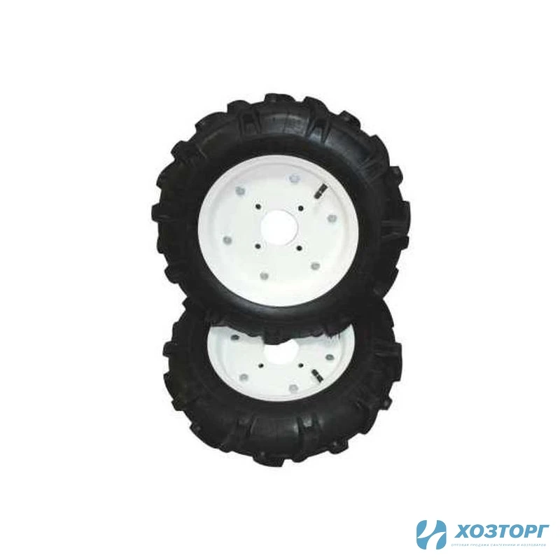 Колесо к МОТОБЛОКУ 4.00-10 ВАРЯГ ,Елочка , диск 4 отверстия, цена за штуку (2/48)