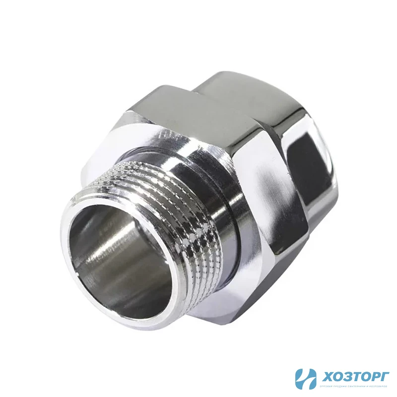 Американка прямая 20 (3/4") хромированная, внутренняя/наружная резьба TIM К30-HJS033 (10/70)
