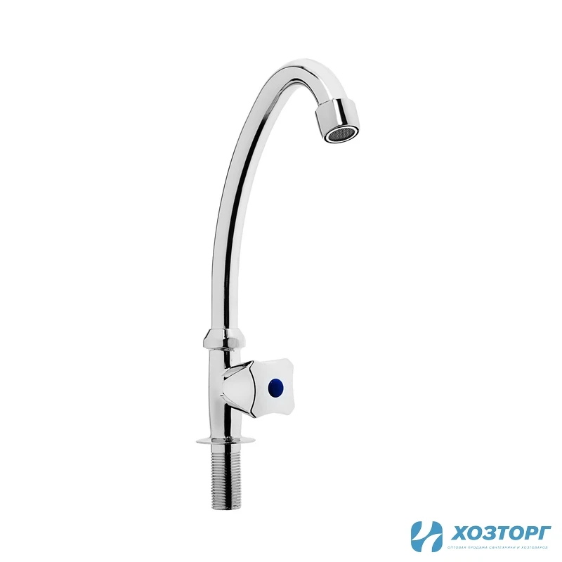 Кран моносмеситель (хром) 1/2" кран-букса латунь/керамика 5541239 (1/20)