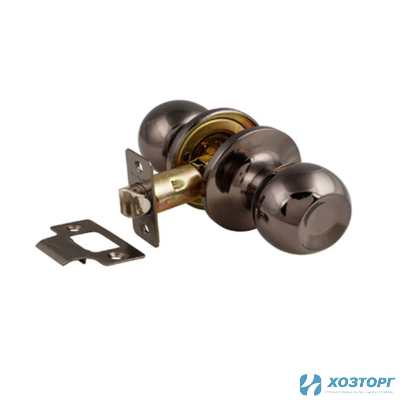 Защёлка-шарик S-Locked 6072 - 05-PS BH черный никель / Без ключа / Без фиксатора 117301 (1/30)