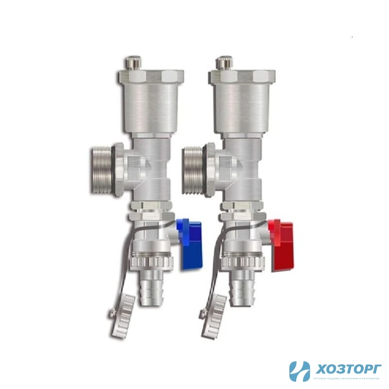 Тройник коллекторный 1" в сборе (пара) TIM M306-4 (1/25)