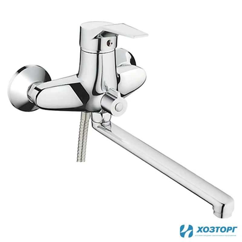 Смеситель д/в CRON 2265 D40 шаровый, хром, излив 30F, дивертор в корпусе (1/10)