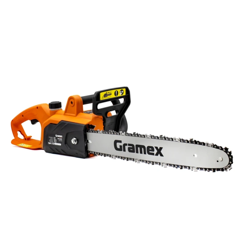 Пила цепная электрическая  Gramex HHT-2400 (2400Вт,720 м/мин,шина16"/40см,бак/масл170мл) (2/48)