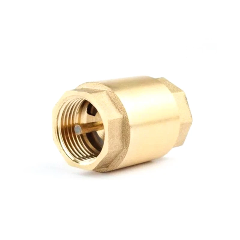 Обратный клапан латунь11/2" с металлическим штоком усиленный, TIM JH-1014 (1/9)