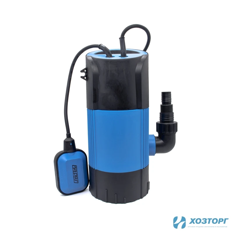 Насос дренажный ВАРЯГ НД-1000П мультиступенчатый(1000Вт,260л/мин,глуб всасывания9м,макс раз35мм) (1/4)