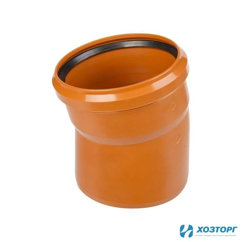 Отвод канализационный наружный 110х15° (1/20)