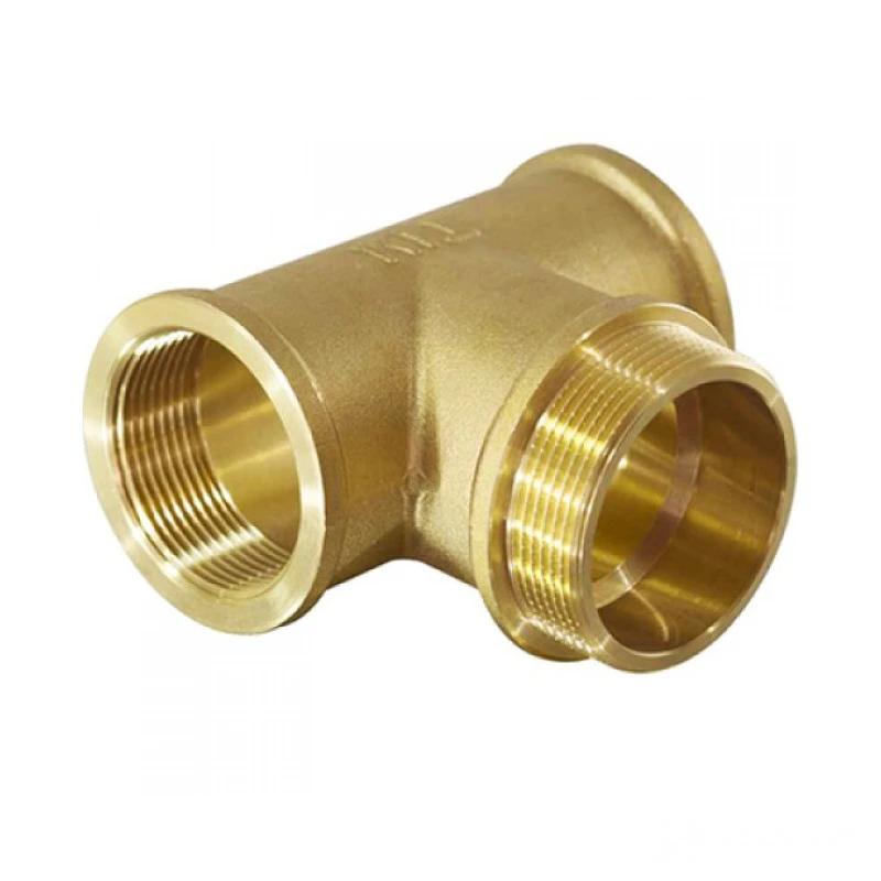 Тройник 15 (1/2") внутренняя/наружная/внутренняя резьба TIM TFMF222 (10/80)