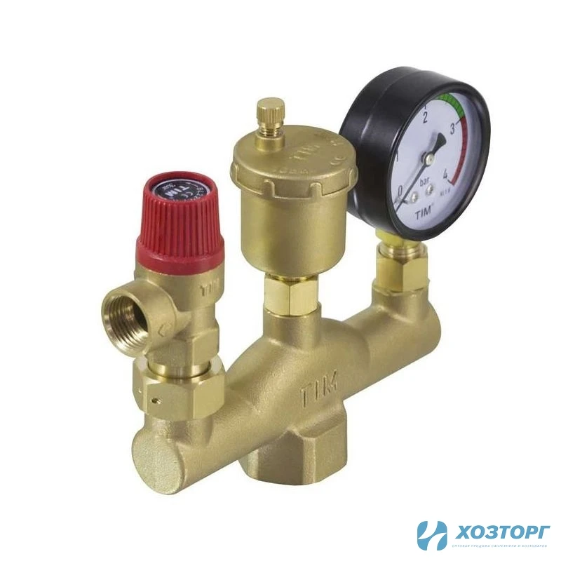 Группа безопасности для котла 1" 3 бар TIMJH-1025-3bar КЛАССИК (1/16)