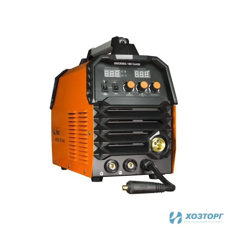 Инвертор сварочный полуатомат Invermig180COMBI(20-180А, D200, 1,6-3,0мм, 140-220В, IP21S) (1/1)