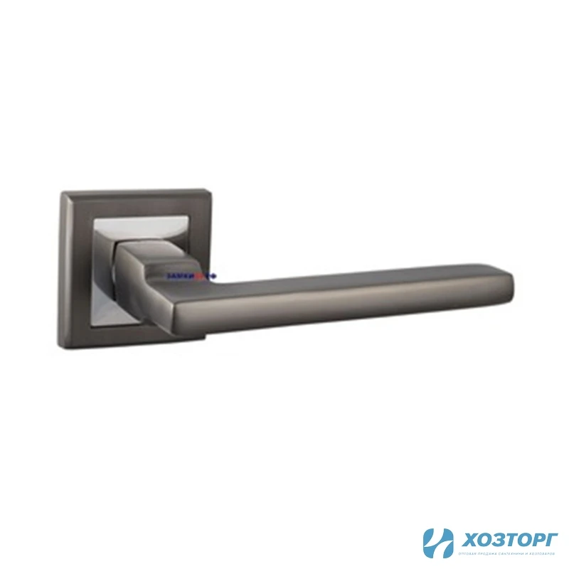 Ручки дверные S-Locked A-120-р MBN/CP графит 122756 (1/30)
