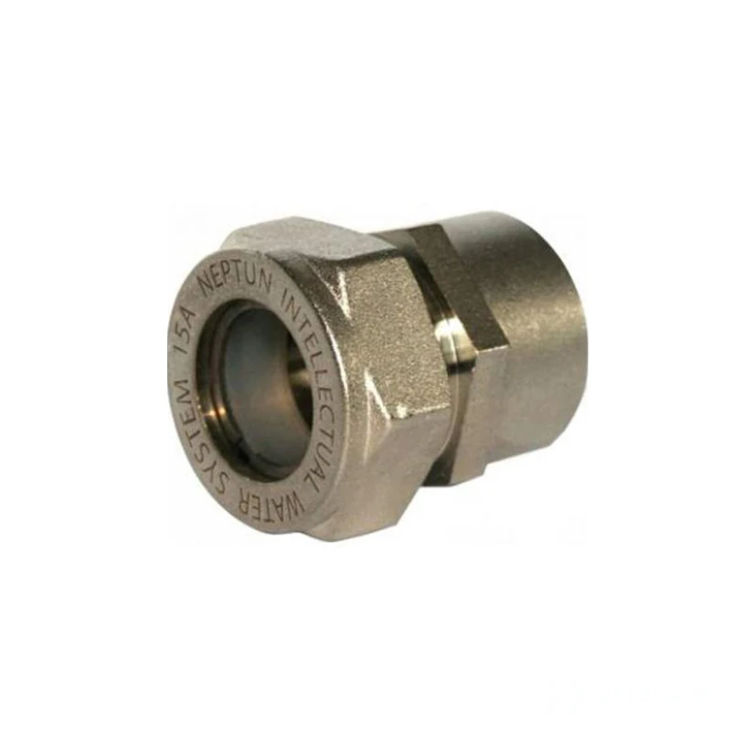 Муфта обжимная латунь (никелированная) 20*3/4" г ZTI.612.002005N (10/80)