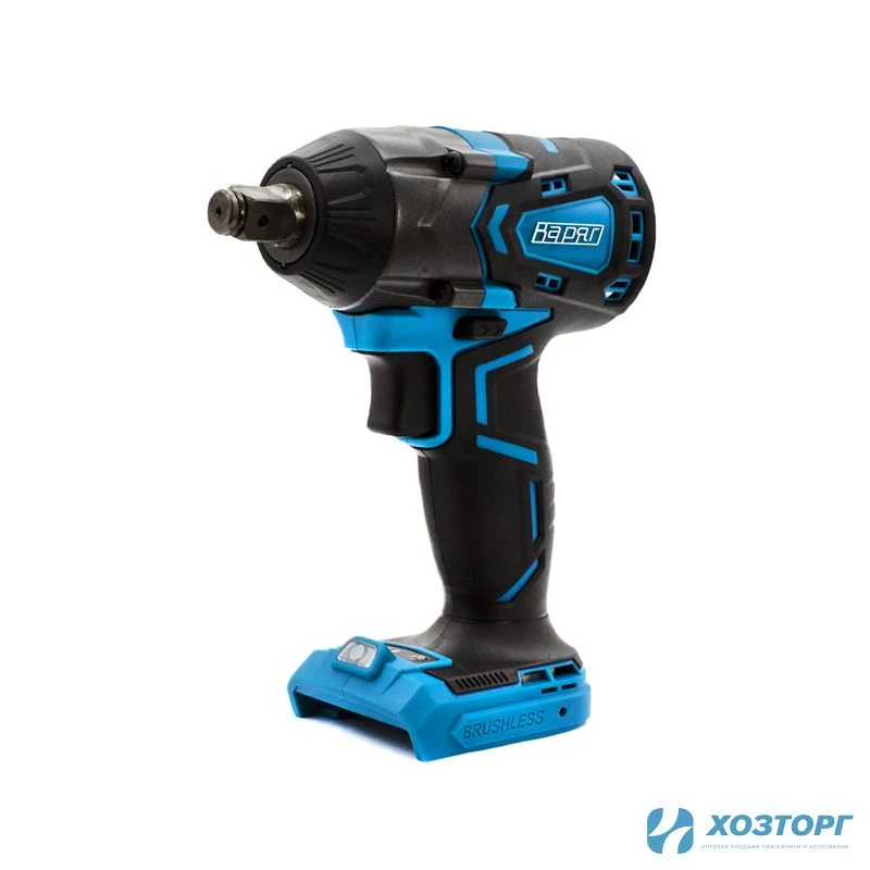 Гайковерт ударный аккумуляторный ВАРЯГ Д-188 (БЕСЩЕТОЧНЫЙ, 21В, 3 скорости, 500Нм, 0-1800/0-2400/0-3000уд/мин) кейс, без АКБ, без ЗУ (1/5)