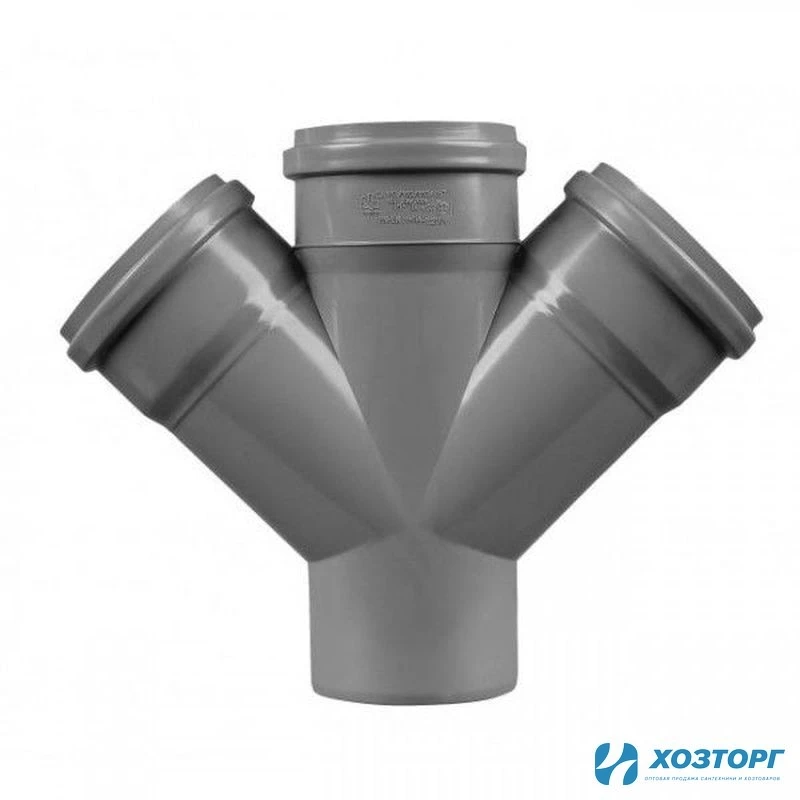 Крестовина канализационная  50х50х50х45° (1/80)