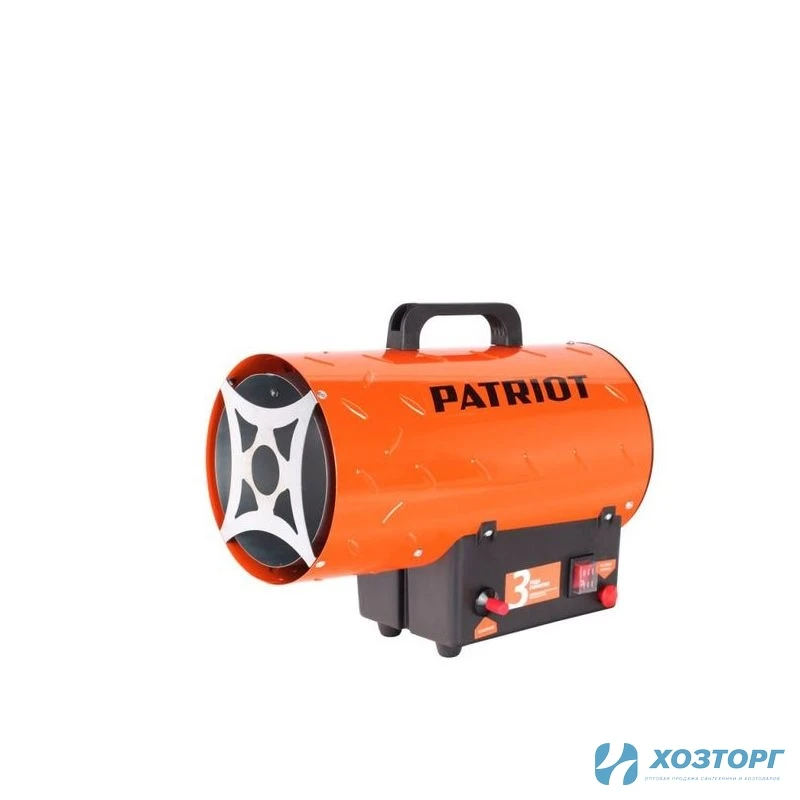 Газовая тепловая пушка PATRIOT GS 16. 16кВт, 350м/ч,пьезо поджиг,редуктор,шланг, 633445020 (1/1)