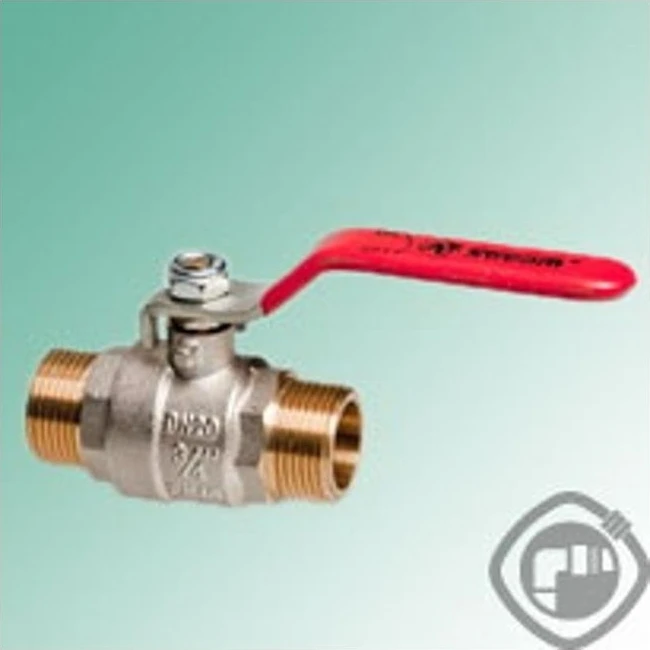 Кран шаровой ALT-Z 3/4" Н-Н ручка штуцер-штуцер (014010502) (11/88)