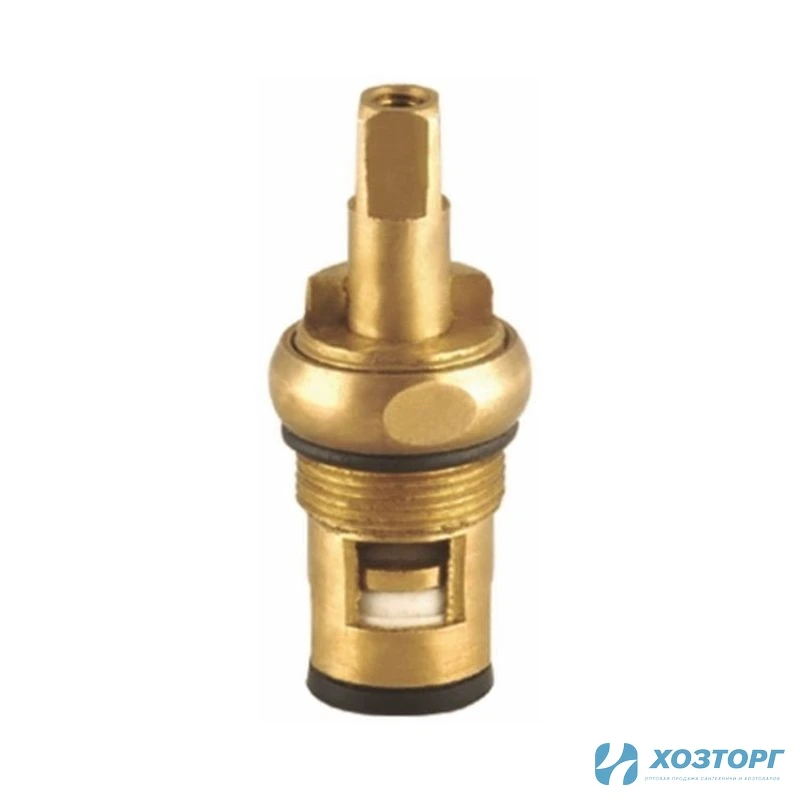 Кран-букса  1/2 керамика, под квадрат, для российских смесителей DORON D180 (2/500)