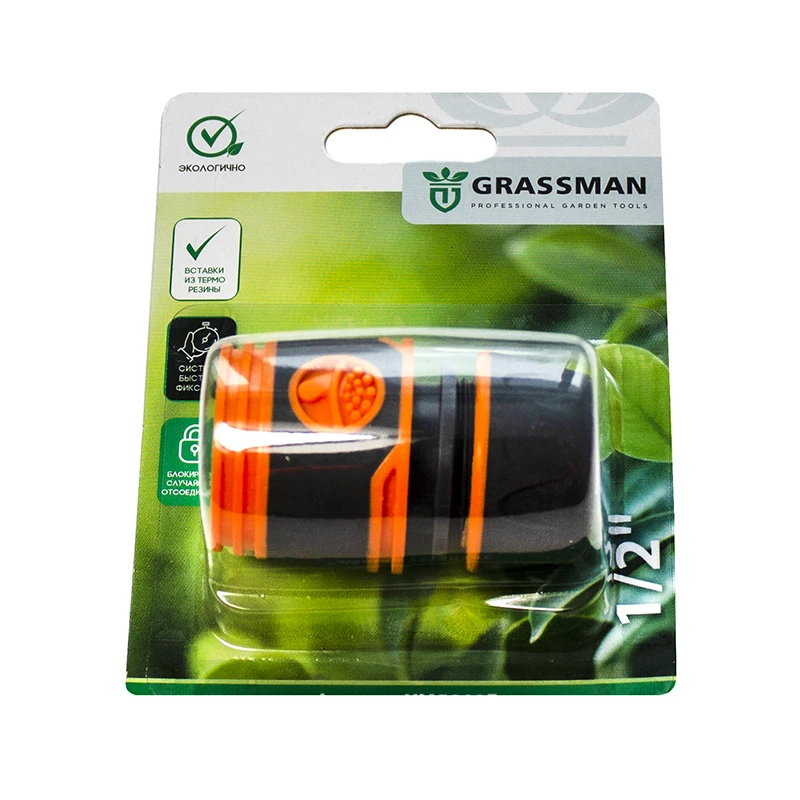 Коннектор  1/2"c аквастопом GRASSMAN  YM5810E (24/240)