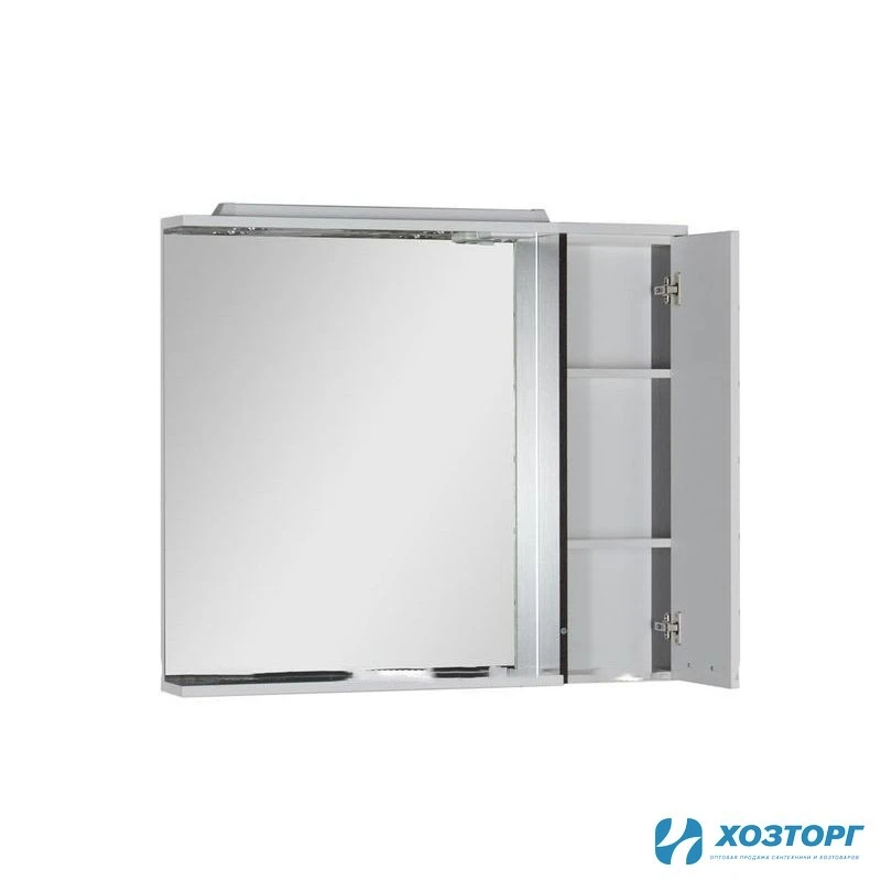 Зеркало-шкаф ПРОСТОР 750 без света, серый камень 2675  (MDW) (1/1)